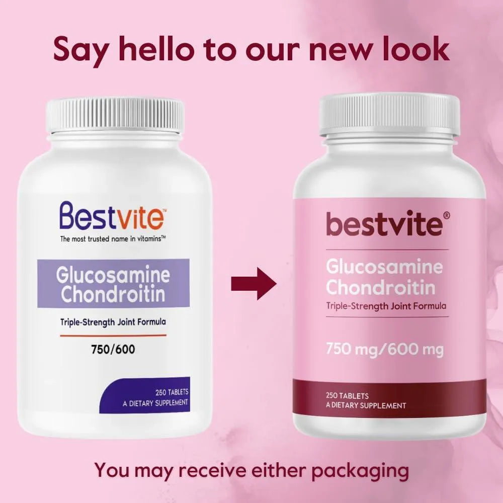 BESTVITE - BESTVITE Glucosamine & Chondroitin Sulfate 250 Tabletas 2 Pack - The Red Vitamin MX - Suplementos Alimenticios - {{ shop.shopifyCountryName }}