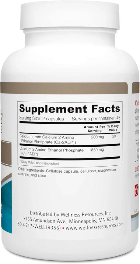 WELLNESS RESOURCES - Wellness Resources Calcium AEP 90 Capsulas - The Red Vitamin MX - Suplementos Alimenticios - {{ shop.shopifyCountryName }}