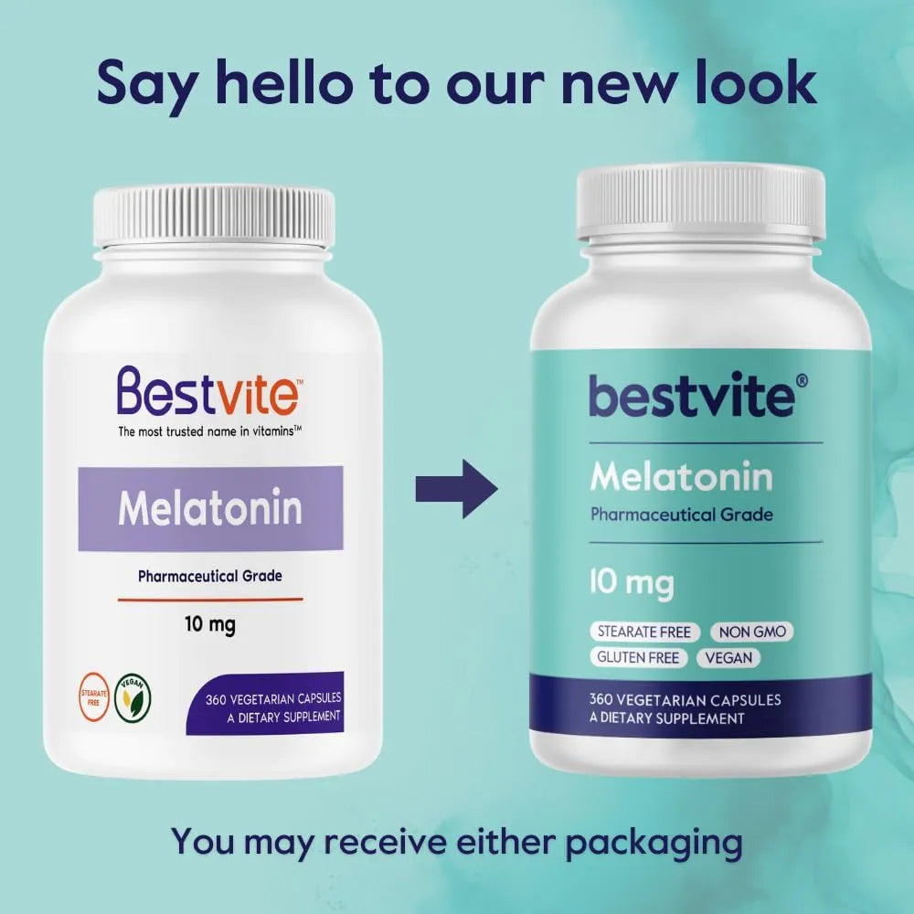 BESTVITE - BESTVITE Melatonin 10Mg. 360 Capsulas - The Red Vitamin MX - Suplementos Alimenticios - {{ shop.shopifyCountryName }}