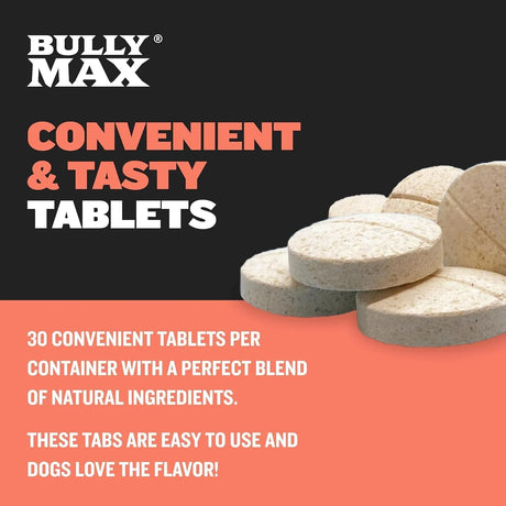 BULLY MAX - Bully Max 2-in-1 Puppy Vitamins 30 Tabletas Masticables 2 Pack - The Red Vitamin MX - Multivitamínicos Para Perros - {{ shop.shopifyCountryName }}