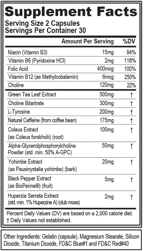 EVL Thermogenic Fat Burner Pills 60 Capsulas - The Red Vitamin MX - Suplementos Alimenticios - EVLUTION