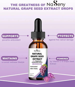 NASENY - NaSeny Natural Grape Seed Extract Drops 60Ml. - The Red Vitamin MX - Suplementos Alimenticios - {{ shop.shopifyCountryName }}