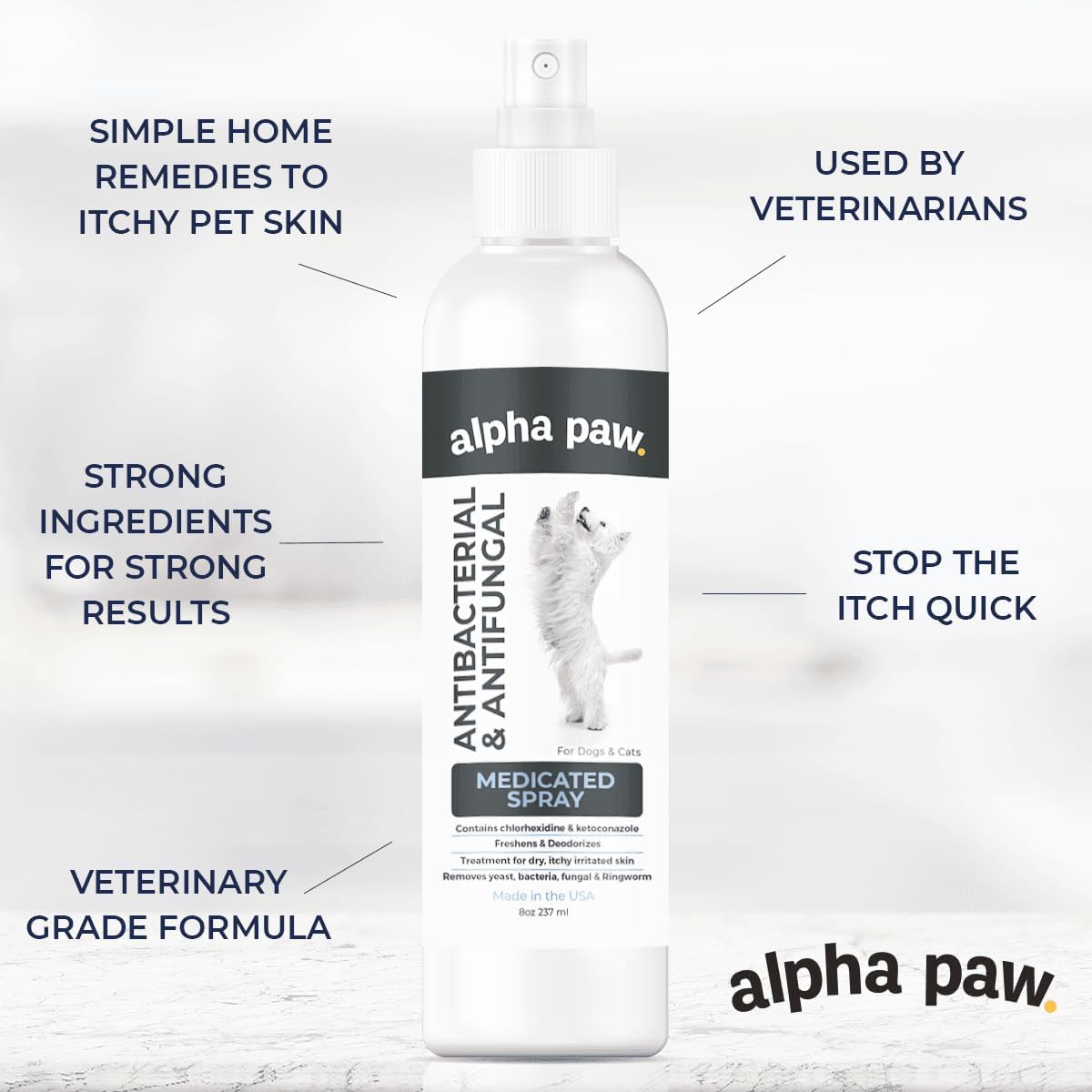 Smiling Paws Pets Advanced Spray for Cats & Dogs 8 Fl.Oz.