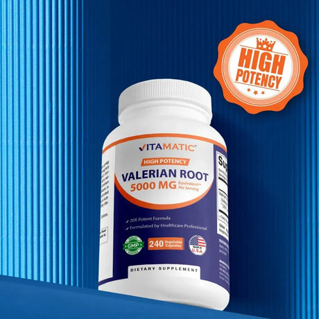 VITAMATIC - Vitamatic Valerian Root 5000Mg. 240 Capsulas 2 Pack - The Red Vitamin MX - Suplementos Alimenticios - {{ shop.shopifyCountryName }}