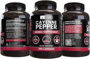 PURE ORIGINAL INGREDIENTS - PURE ORIGINAL INGREDIENTS Cayenne Pepper 365 Capsulas - The Red Vitamin MX - Suplementos Alimenticios - {{ shop.shopifyCountryName }}