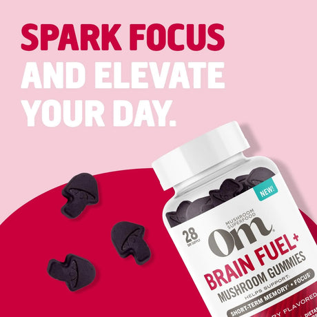 OM - OM Mushroom Superfood Brain Fuel+ Gummies 56 Gomitas - The Red Vitamin MX - Suplementos Alimenticios - {{ shop.shopifyCountryName }}