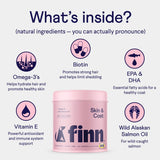 Finn Skin & Coat Salmon Oil Supplement for Dogs 90 Masticables