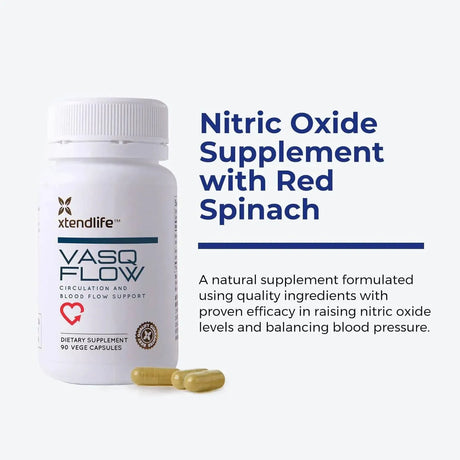 XTENDLIFE - Xtendlife VasQFlow Circulation and Blood Flow Support 90 Capsulas - The Red Vitamin MX - Suplementos Alimenticios - {{ shop.shopifyCountryName }}