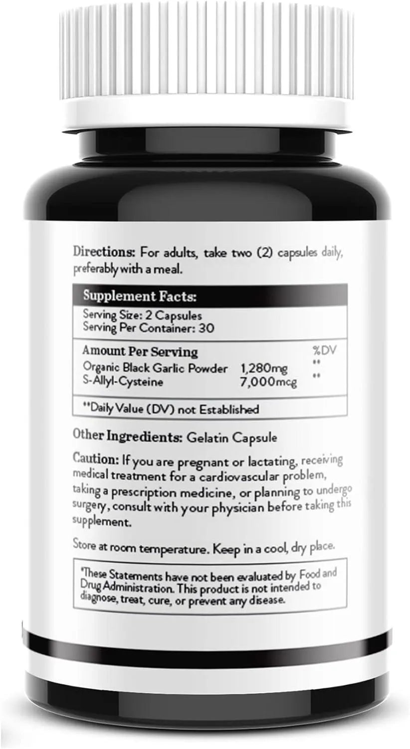 HARMONI - Harmoni Extra Strength Organic Black Garlic 60 Capsulas - The Red Vitamin MX - Suplementos Alimenticios - {{ shop.shopifyCountryName }}