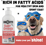 Dinovite SuprOmega Wild Caught Salmon Oil for Dogs & Cats 16 Fl.Oz.