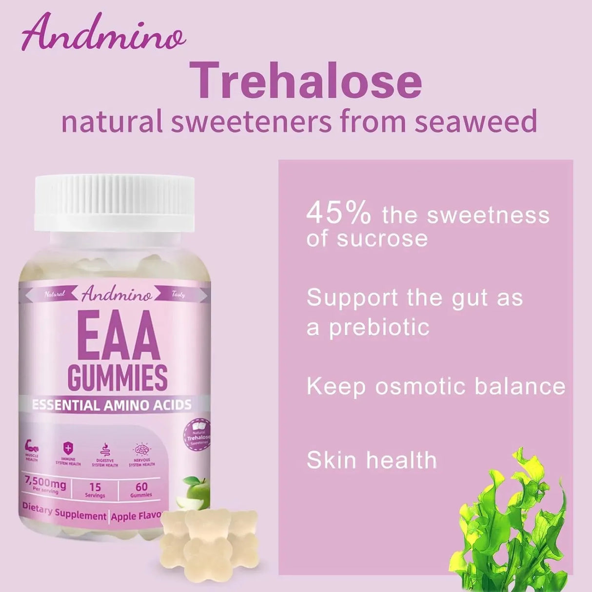 ANDMINO - Andmino EAA Gummies 7500Mg. 120 Gomitas - The Red Vitamin MX - Suplementos Alimenticios - {{ shop.shopifyCountryName }}