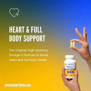 OCEANBLUE - OceanBlue Omega 3 2100 Natural Orange Flavor 180 Capsulas Blandas - The Red Vitamin MX - Suplementos Alimenticios - {{ shop.shopifyCountryName }}