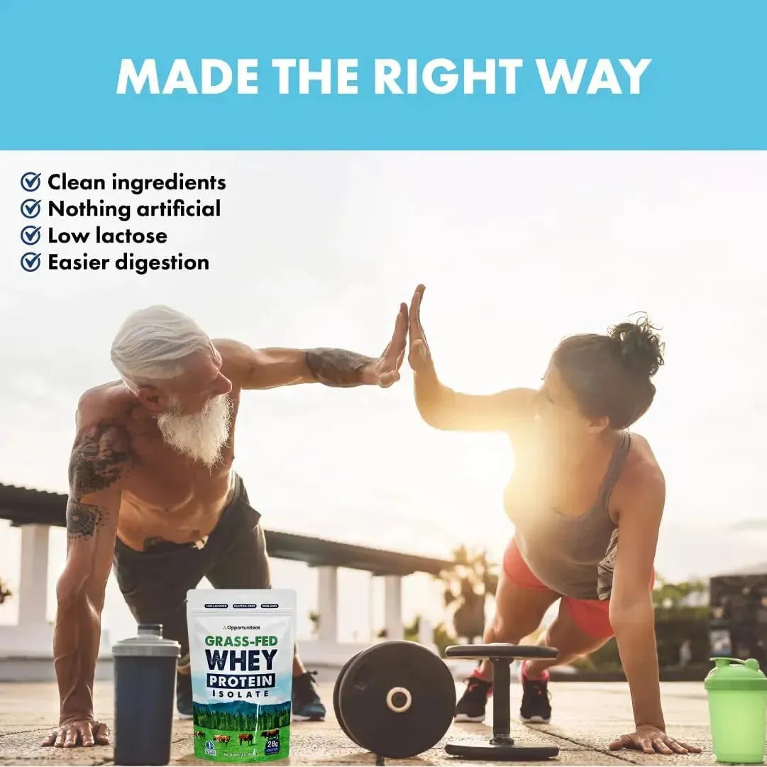 OPPORTUNITEAS - Opportuniteas Grass Fed Whey Isolate Protein Powder Unflavored 454Gr. - The Red Vitamin MX - Suplementos Alimenticios - {{ shop.shopifyCountryName }}