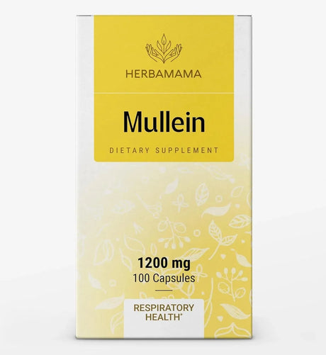 HERBAMAMA - HERBAMAMA Mullein Leaf Respiratory Health 100 Capsulas - The Red Vitamin MX - Suplementos Alimenticios - {{ shop.shopifyCountryName }}