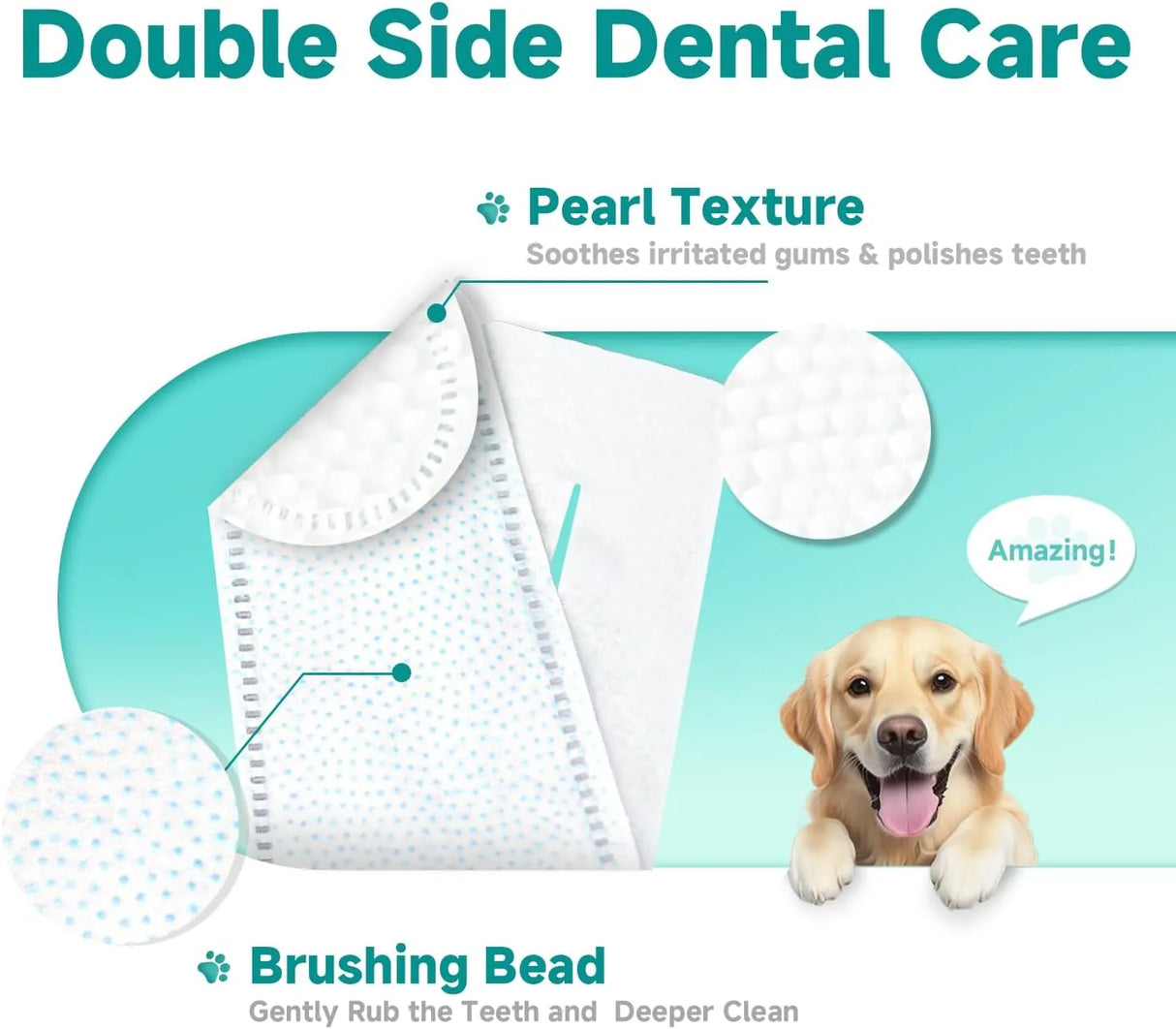 LULUMONSTER - LULUMONSTER Pet Dental Finger Wipes for Dogs & Cats Mint 50 Toallitas - The Red Vitamin MX - Cuidado Dental Para Perros - {{ shop.shopifyCountryName }}