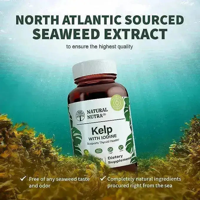 NATURAL NUTRA - Natural Nutra Kelp Iodine 250 Tabletas - The Red Vitamin MX - Suplementos Alimenticios - {{ shop.shopifyCountryName }}