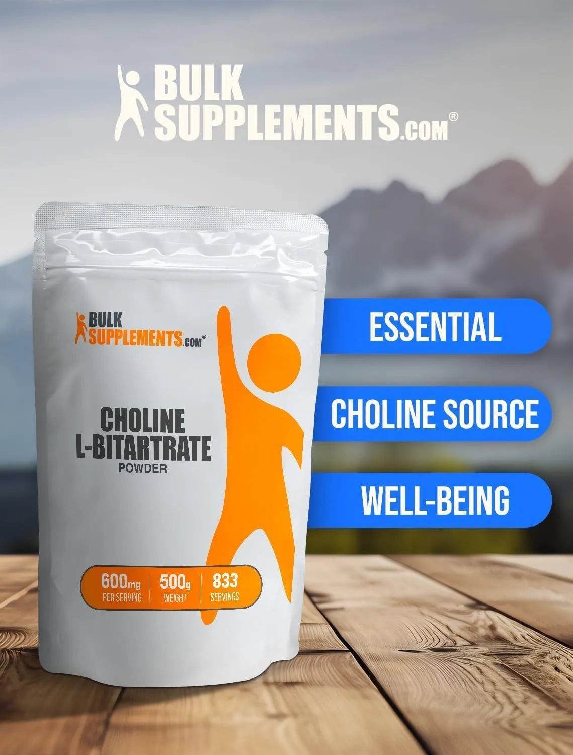 BULK SUPPLEMENTS - Bulk Supplements Choline Bitartrate Powder 500Gr. - The Red Vitamin MX - Suplementos Alimenticios - {{ shop.shopifyCountryName }}