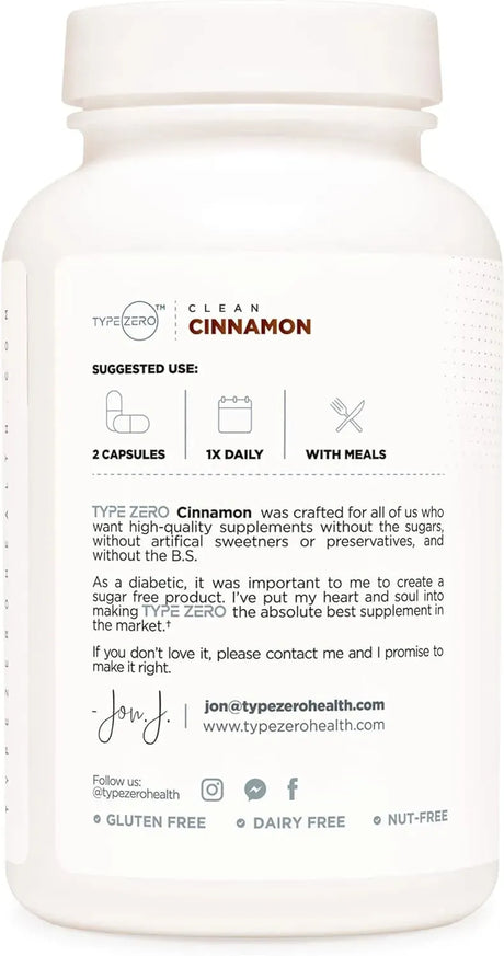 TYPE ZERO - Type Zero Ceylon Cinnamon 1200Mg. 120 Capsulas - The Red Vitamin MX - Suplementos Alimenticios - {{ shop.shopifyCountryName }}