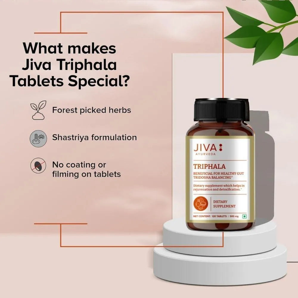 JIVA - JIVA Triphala 120 Tabletas - The Red Vitamin MX - Suplementos Alimenticios - {{ shop.shopifyCountryName }}