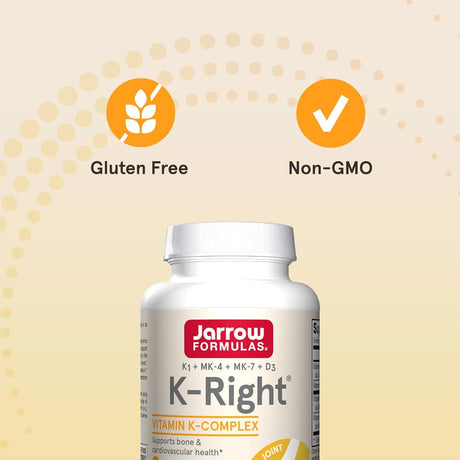 JARROW FORMULAS - Jarrow Formulas K-Right Vitamin K-Complex 60 Capsulas Blandas - The Red Vitamin MX - Suplementos Alimenticios - {{ shop.shopifyCountryName }}