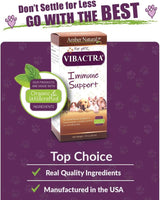 Amber NaturalZ Vibactra Immune Support Herbal Supplement for Dogs 1 Fl.Oz.