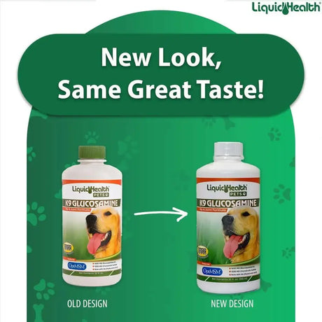 LIQUIDHEALTH - LIQUIDHEALTH Pets K9 Liquid Glucosamine for Dogs 32 Fl.Oz. - The Red Vitamin MX - Cuidado De Cadera Y Articulaciones Para Perros - {{ shop.shopifyCountryName }}