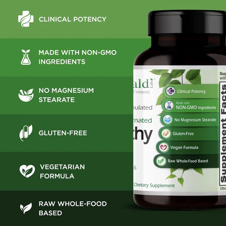 EMERALD LABS - EMERALD LABS B-Healthy Vegan Vitamin B Complex 120 Capsulas - The Red Vitamin MX - Suplementos Alimenticios - {{ shop.shopifyCountryName }}