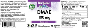 BLUEBONNET NUTRITION - BlueBonnet DMAE 100Mg. 50 Capsulas - The Red Vitamin MX - Suplementos Alimenticios - {{ shop.shopifyCountryName }}