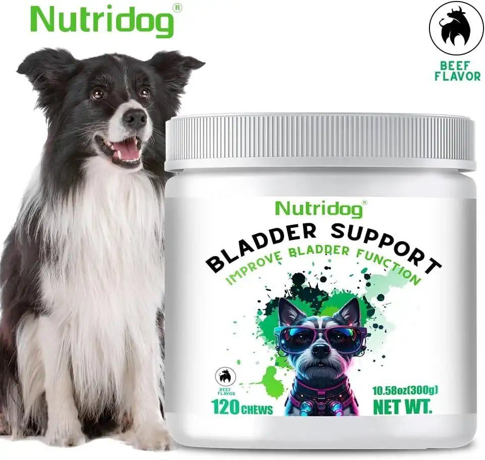 NUTRIDOG - Nutridog Cranberry Supplement for Dogs 120 Masticables - The Red Vitamin MX - Salud De Tracto Urinario Para Perros - {{ shop.shopifyCountryName }}
