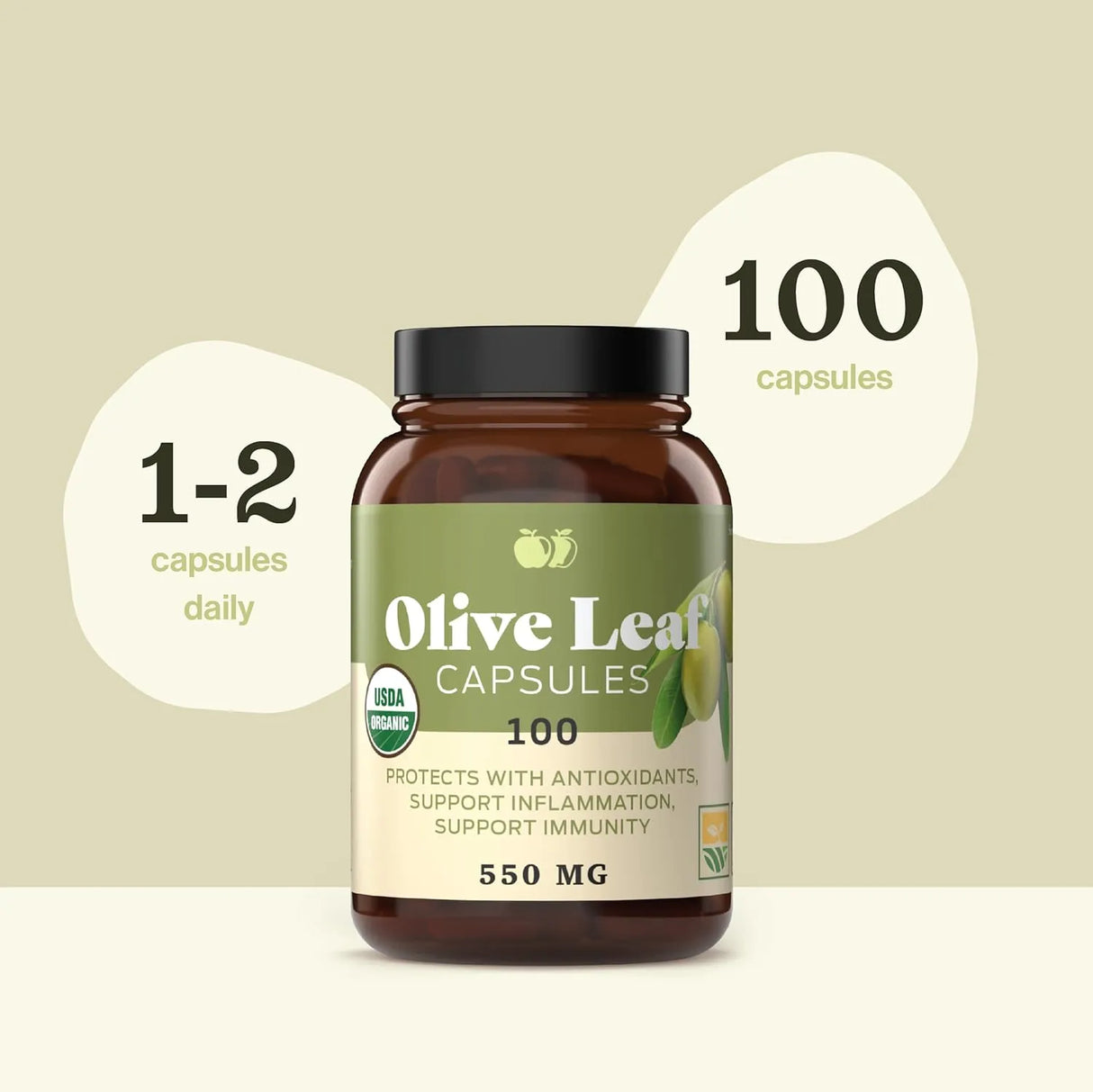 COMPLETE NATURAL PRODUCTS - Complete Natural Products Organic Olive Leaf 550Mg. 100 Capsulas - The Red Vitamin MX - Suplementos Alimenticios - {{ shop.shopifyCountryName }}