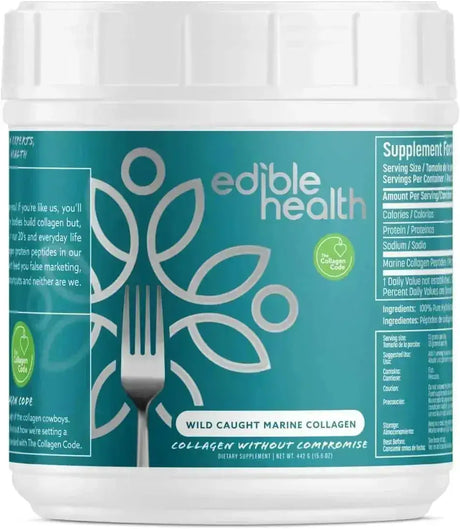 EDIBLE HEALTH - Edible Health High Protein Marine Collagen Peptides Powder 442Gr. - The Red Vitamin MX - Suplementos Alimenticios - {{ shop.shopifyCountryName }}