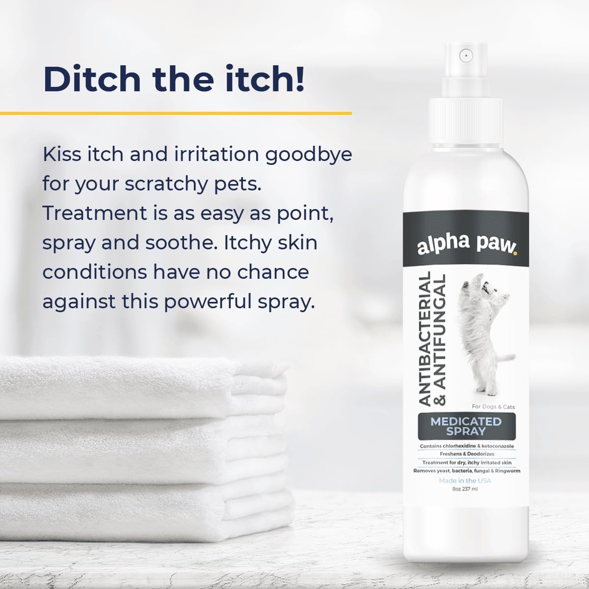 Smiling Paws Pets Advanced Spray for Cats & Dogs 8 Fl.Oz.