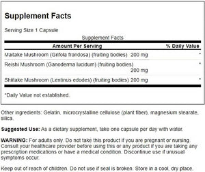 SWANSON - Swanson Triple Mushroom Complex 60 Capsulas - The Red Vitamin MX - Suplementos Alimenticios - {{ shop.shopifyCountryName }}