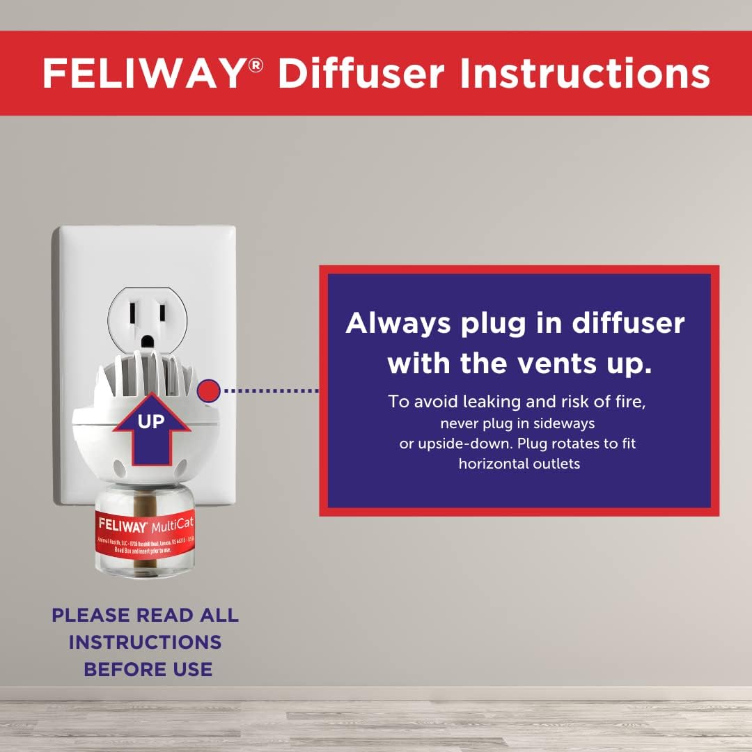 FELIWAY MultiCat 3 x 30 Day Cat Calming Refills