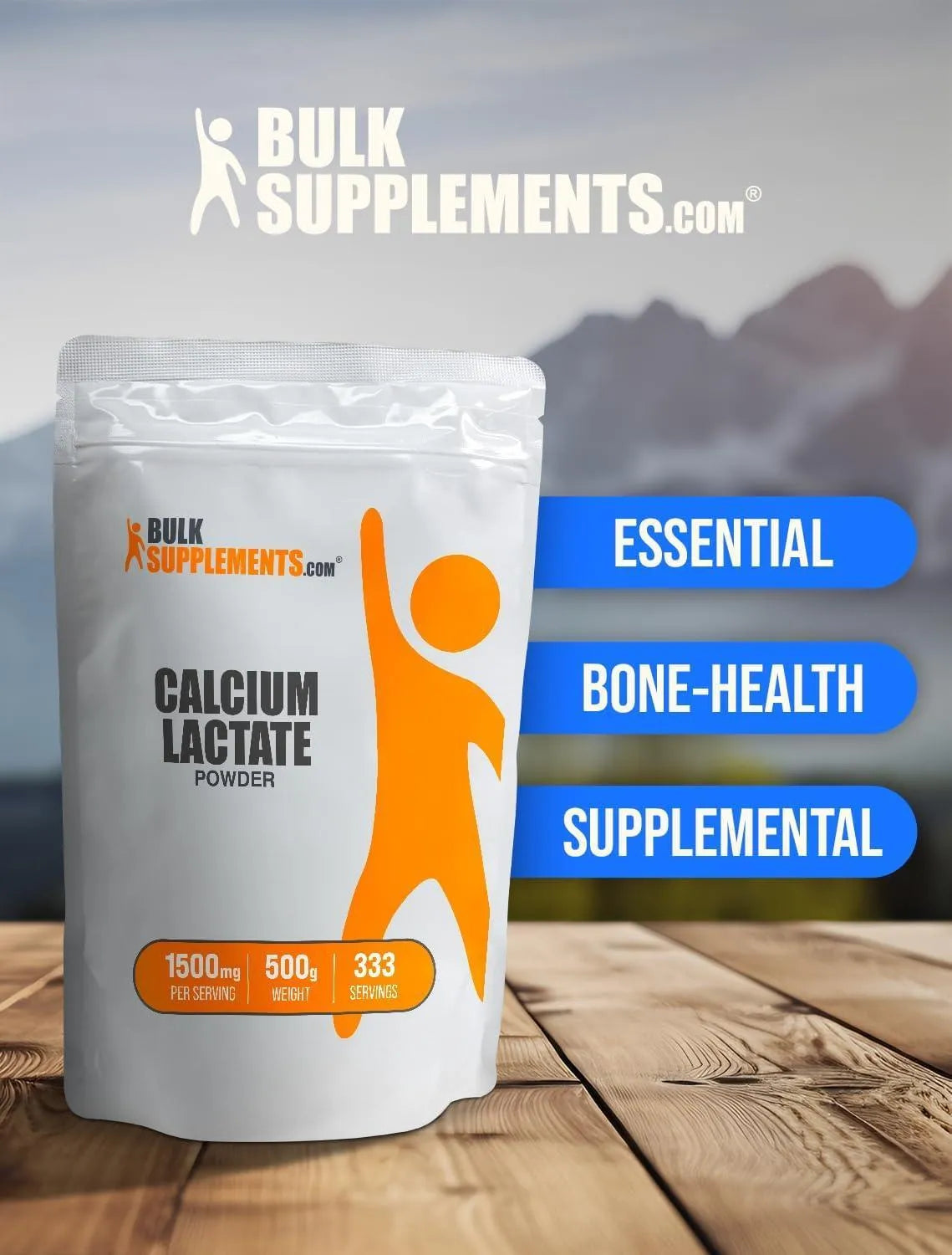 BULK SUPPLEMENTS - Bulk Supplements Calcium Lactate Powder 500Gr. - The Red Vitamin MX - Suplementos Alimenticios - {{ shop.shopifyCountryName }}