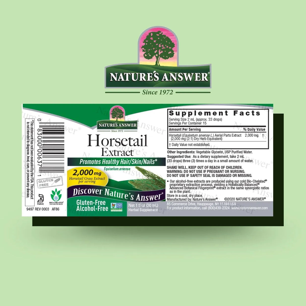 NATURE´S ANSWER - Nature's Answer Alcohol-Free Horsetail Herb Extract 1 Fl.Oz. - The Red Vitamin MX - Suplementos Alimenticios - {{ shop.shopifyCountryName }}