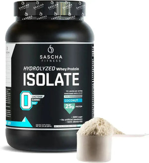SASCHA FITNESS - SASCHA FITNESS Hydrolyzed Whey Protein Isolate Grass-Fed Coconut 957Gr. - The Red Vitamin MX - Suplementos Alimenticios - {{ shop.shopifyCountryName }}
