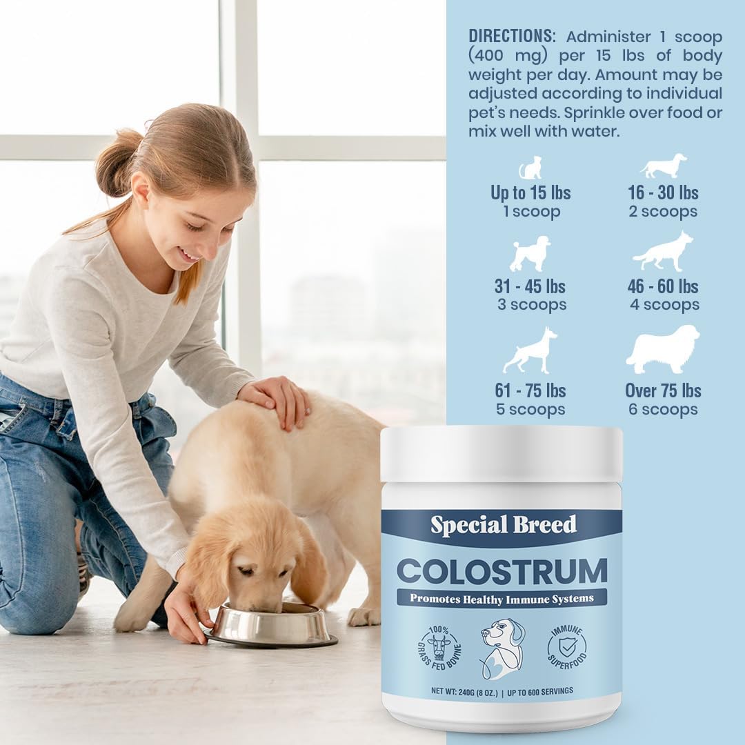 Special Breed Bovine Colostrum for Dogs and Cats 240Gr.