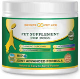 INFINITE PET - Infinite Pet Advanced Hip and Joint Supplement Powder for Dogs 90 Servicios - The Red Vitamin MX - Cuidado De Cadera Y Articulaciones Para Perros - {{ shop.shopifyCountryName }}