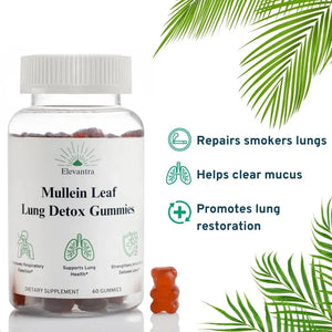 ELAVANTRA - Elavantra Mullein Leaf Lung Detox Gummies 60 Gomitas - The Red Vitamin MX - Suplementos Alimenticios - {{ shop.shopifyCountryName }}