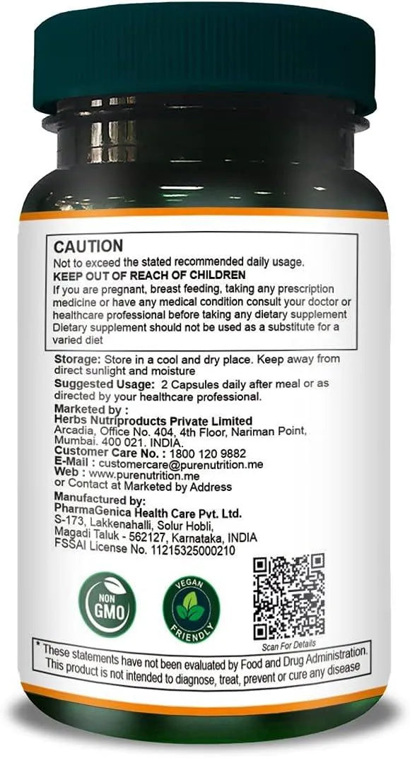 PURE NUTRITION - Pure Nutrition Boswellia Serrata Extract 600Mg. 60 Capsulas - The Red Vitamin MX - Suplementos Alimenticios - {{ shop.shopifyCountryName }}