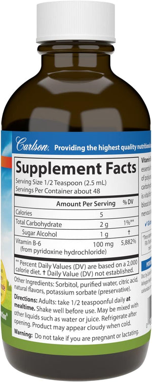 Carlson Labs Vitamin B-6 Liquid 120Ml.