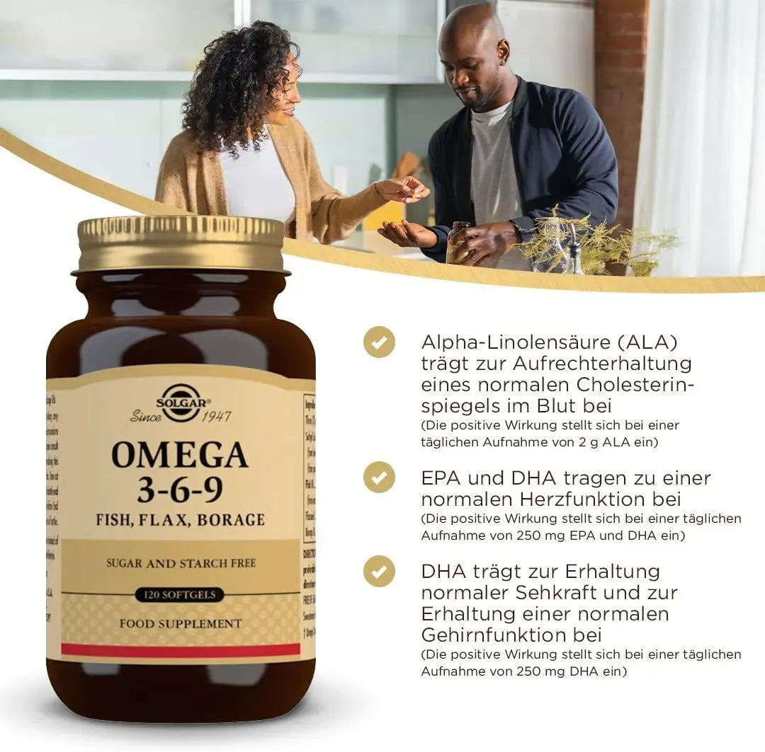 SOLGAR - Solgar Omega 3-6-9 1,300Mg. 120 Capsulas Blandas - The Red Vitamin MX - Suplementos Alimenticios - {{ shop.shopifyCountryName }}