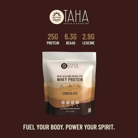 TAHA - Taha New Zealand Grass-Fed Whey Protein Concentrate Powder Chocolate 907Gr. - The Red Vitamin MX - Suplementos Alimenticios - {{ shop.shopifyCountryName }}