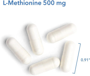 ALLERGY RESEARCH GROUP - Allergy Research Group L-Methionine 500Mg. 100 Capsulas - The Red Vitamin MX - Suplementos Alimenticios - {{ shop.shopifyCountryName }}