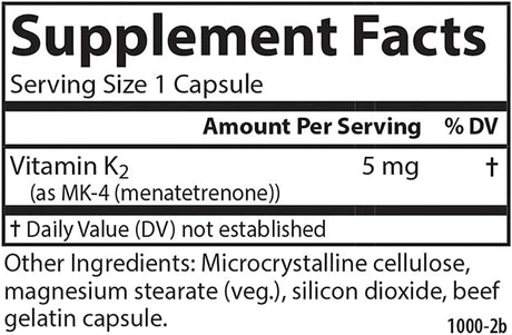 Carlson Vitamin K2 60 Capsulas - The Red Vitamin MX - Suplementos Alimenticios - CARLSON