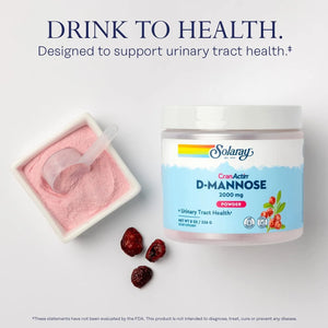 SOLARAY - Solaray D-Mannose with CranActin Cranberry AF Extract Powder 226Gr. - The Red Vitamin MX - Suplementos Alimenticios - {{ shop.shopifyCountryName }}