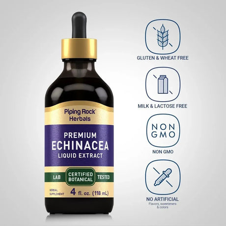 PIPING ROCK - Piping Rock Echinacea Tincture Drops 4 Fl.Oz. - The Red Vitamin MX - Suplementos Alimenticios - {{ shop.shopifyCountryName }}