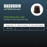 Nutramax Laboratories Dasuquin with MSM Joint Health for Large Dogs 84 Masticables