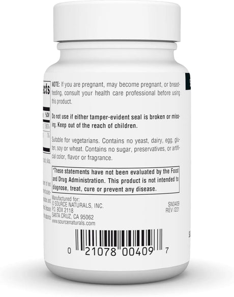 SOURCE NATURALS - Source Naturals Vitamin B-2 Riboflavin 100Mg. 100 Tabletas - The Red Vitamin MX - Suplementos Alimenticios - {{ shop.shopifyCountryName }}